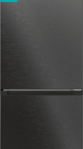 G600 Samostojeći frižider sa zamrzivačem, 186 x 59.5 x 59.8 cm, Crna