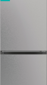 G600 Samostojeći frižider sa zamrzivačem, 186 x 59.5 x 59.8 cm, Siva