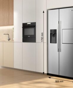 G800 Samostojeći Side by Side frižider, 179.3 x 91 x 68.7 cm, Siva