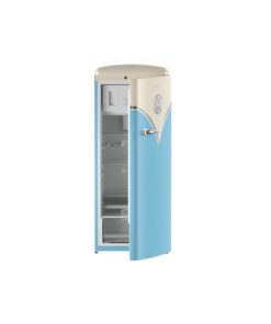 Alternative view of Retro Samostojeći frižider, 154 x 60 x 66.9 cm, Plava
